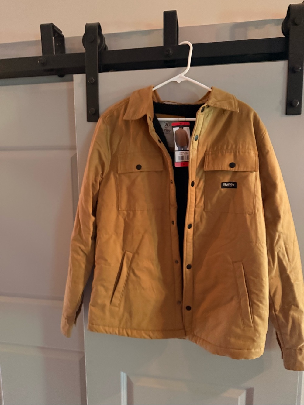 Hurley Men's Caramel Tan Field Jacket